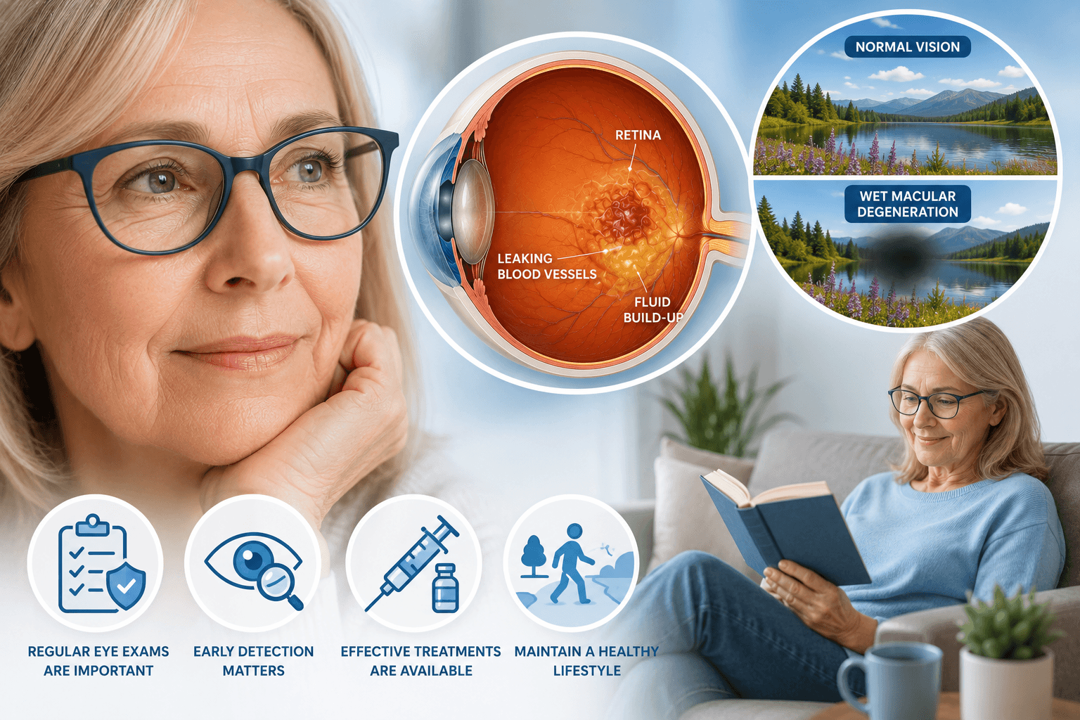 Living With Wet Macular Degeneration: Treatment Options & Lifestyle Tips