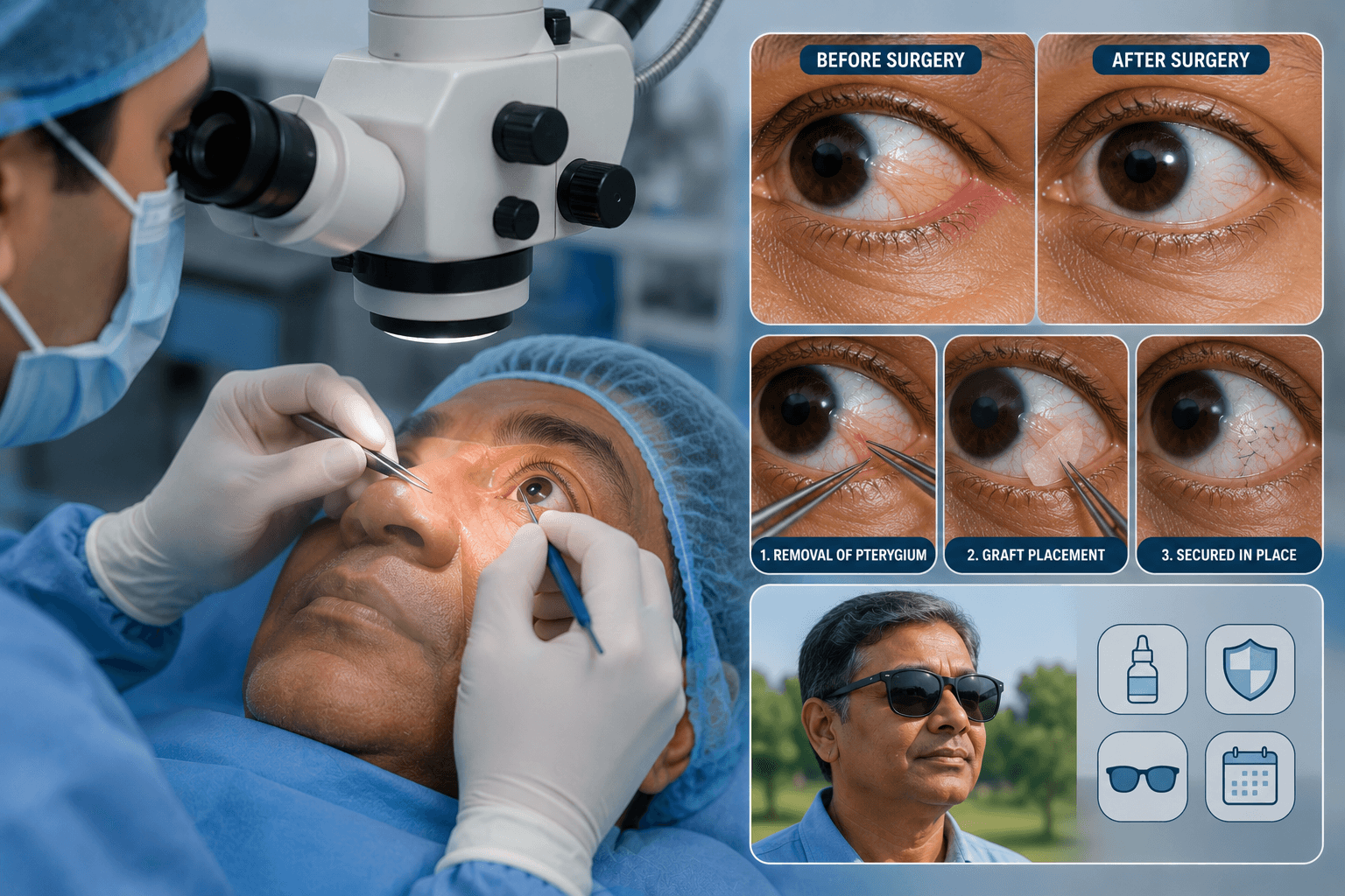 Pterygium Surgery: What to Expect Before, During and After
