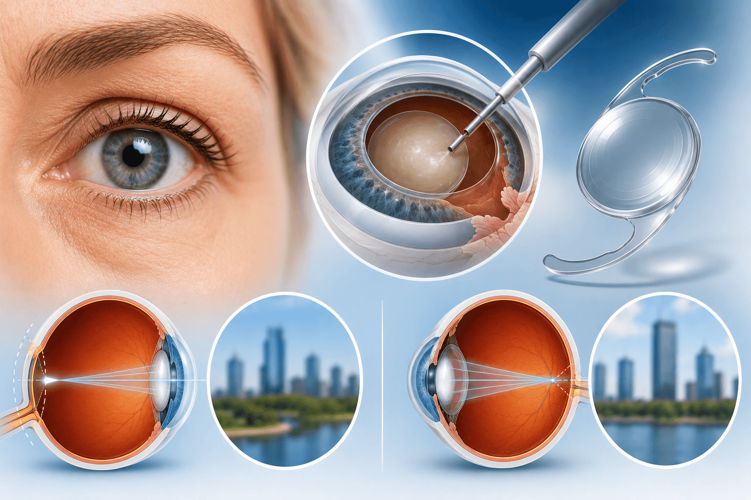 Cataract Surgery for High Myopia, Hyperopia and Other Refractive Errors